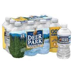 Bottled Water<Deer Park 100% Natural Spring Water, 12 Oz., 12/Pack (12246656)