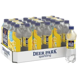 Bottled Water<Deer Park Sparkling Water, Lemon, 16.9 oz. Bottles, 24/Carton (12349497/122056)