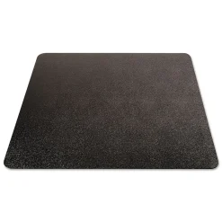 Discount EconoMat Carpet Chair Mat, 46" x 60'', Low-Pile, Black (DEFCM11442FBLK) Chair Mats