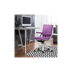 Best FashionMat Black Diamond Hard Floor Chair Mat, Low-Pile, Black/White (CM3540BD) Chair Mats