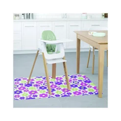 Outlet FashionMat Lazy Daisies Hard Floor Chair Mat, 35" x 40", Low-Pile, Multicolor (CM3540LD) Chair Mats