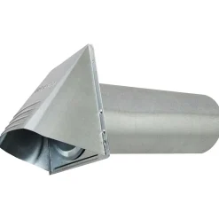 Faucets<Deflect-O Deflecto Gvh4 4" Wide-mouth Galvanized Vent Hood