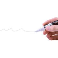 Deflect-O Wet Erase Marker, Chisel Point, White, 4/Pack (SMA510-V4-WT) New