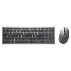Dell Multi-Device Wireless Keyboard and Combo Optical Mouse, Gray (KM7120W-GY)* Ergonomic Keyboard & Mouse Sets