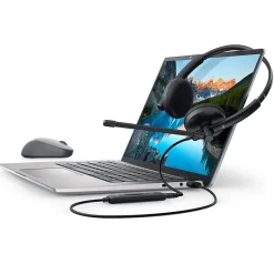 Dell Noise Canceling Stereo On Ear Headset, USB-A/3.5mm (WH1022)* Gaming Headsets