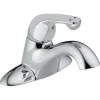 Faucets<Delta Commercial HDF Single Handle Centerset Restroom Faucet, Chrome (501LF-HGMHDF)