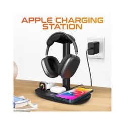 Delton HS1 Headset Stand and Wireless Charger with USB Type-C PD Adapter (DHSWC1)* Headsets