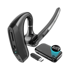 Delton K130 Wireless Noise Canceling Bluetooth Computer Earbud Headset, MS Teams, Black (DBHK130)* Gaming Headsets
