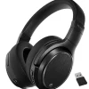 Delton M101 Wireless Active Noise Canceling Bluetooth Stereo Business/Gaming Over-the-Ear Computer Headset, Black (DBHM101D)* Headsets
