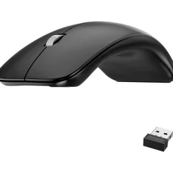 Delton S10 Wireless Optical Mouse, Black (DMERGS10-WB)* Ergonomic Mice