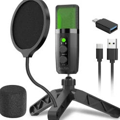 Delton U3000 Noise Canceling Condenser Microphone, Black (DRU3000)* Gaming Accessories