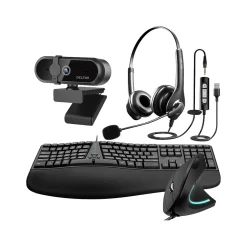 Delton Work Anywhere 10Y Noise Canceling Over-the-Ear Headset Kit (DBND4WRD10Y)* Headsets
