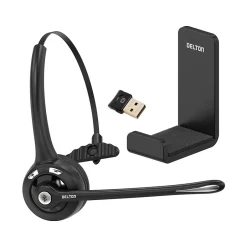 Delton 10X Wireless Noise Canceling Bluetooth Mono On Ear Headset (10XBTDLHSAS1)* Headsets