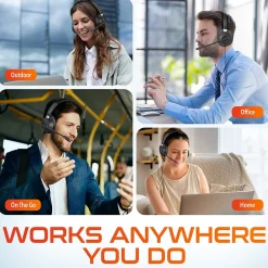 Delton 42Y Noise-Canceling Stereo Over-the-Ear Headset, USB Type-A (DWH42YAC)* Gaming Headsets