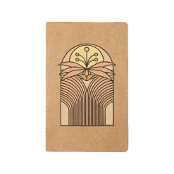 Denik Desert Bloom Lay-Flat Notebook, 5.25" x 8.25", Lined Ruled, 72 Sheets, Kraft (KLC1166KL) Sale