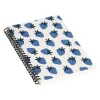 DENY Designs Blue Strawberries by Alisa Galitsyna Professional Notebooks, 5.5" x 8.25", Dotted, 40 Sheets, White (74753-NOBS01) Clearance