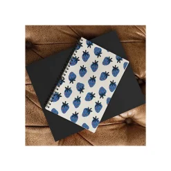 DENY Designs Blue Strawberries by Alisa Galitsyna Professional Notebooks, 5.5