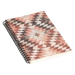 DENY Designs Native Coral Diamond by Holli Zollinger Notebook, 5.5" x 8.25", Dotted, 40 Sheets, Multicolor (67636-nobs01) Outlet