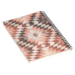 DENY Designs Native Coral Diamond by Holli Zollinger Notebook, 5.5" x 8.25", Dotted, 40 Sheets, Multicolor (67636-nobs01) Outlet
