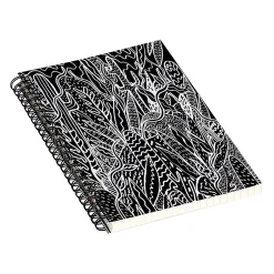 DENY Designs The Garden by Kris Tate Professional Notebooks, 5.5" x 8.25", Dotted, 40 Sheets, Black (58293-NOBS01) Best