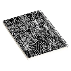DENY Designs The Garden by Kris Tate Professional Notebooks, 5.5" x 8.25", Dotted, 40 Sheets, Black (58293-NOBS01) Best