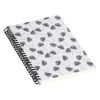 DENY Designs Woven Fan Palm In Gray by Little Arrow Design Co Notebook, 5.5" x 8.25", Dotted, 40 Sheets, White (69675-nobs01) Hot