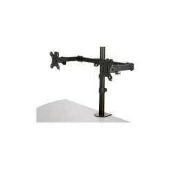 StarTech Desk Mount Dual Monitor Arm - Ergonomic VESA Compatible Mount for up to 32 inch Display - Desk Clamp / Grommet - Articulating* Monitor Mounts & Stands