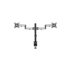 StarTech Desk Mount Dual Monitor Arm - Ergonomic VESA Compatible Mount for up to 32 inch Displays - Desk / C-Clamp - Articulating* Monitor Mounts & Stands