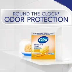 Dial Advanced Clean Antibacterial Bar Soap, Gold Scent, 36/Carton (00052336926172)