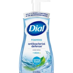 Dial Antibacterial Foaming Hand Soap, Spring Water Scent, 8/Carton (017000347394)