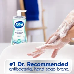 Dial Antibacterial Foaming Hand Soap, Coconut Water Scent, 8/Carton (017000347158)