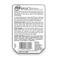 Dial Professional Basics MP Free Liquid Hand Soap Refill for Versa Dispenser, 15 oz Refill Bottle, 6/Carton (DIA33827)