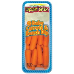 Fresh Groceries<Dippin' Stix Carrots and Ranch Snack Kit, 2.75, 6/Box (307-00369)