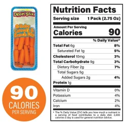 Fresh Groceries<Dippin' Stix Carrots and Ranch Snack Kit, 2.75, 6/Box (307-00369)