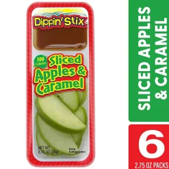 Fresh Groceries<Dippin' Stix Gala Apples and Caramel Snack Kit 2.75, 6/Box (307-00368)