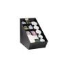 Coffee Organizers<Dispense-Rite Lid 14 Compartment, Straw and Condiment Organizer, Black (NLO-CTVL)
