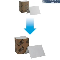 Napkins<Dixie Ultra Interfold 2-Ply Napkin Dispenser Refill by GP PRO, White, 250 Napkins /Pack, 24/Carton (32006)