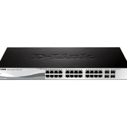 D-Link 28-Port Gigabit Ethernet Managed Switch, 10/100/1000 Mbps (DGS-1210-28)* Ethernet Switches & Splitters