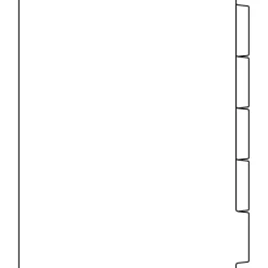 DocuCopy Reverse Collated Blank Paper Dividers, 5-Tab, White, 1,250/Case (1001) Outlet