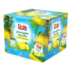 Fresh Groceries<Dole Chunks Pineapple, 20 oz., 4/Pack (900-00165)