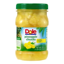 Fresh Groceries<Dole Chunks Pineapple, 20 oz., 4/Pack (900-00165)