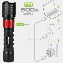 Flashlights & Lanterns<Dorcy 5.9" 1000-Lumen Instant Spot Flood Flashlight, Black (41-4358)