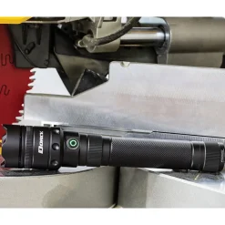 Flashlights & Lanterns<Dorcy 4,000-Lumen Pro Water-Resistant LED Rechargeable Flashlight with Built-in Power Bank, Gray (41-2611)