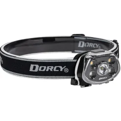 Flashlights & Lanterns<Dorcy Pro 11 in. LED 470-Lumen High CRI and UV Tilting Headlamp Flashlight, Gray (41-4320)