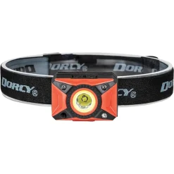 Flashlights & Lanterns<Dorcy Ultra HD 650-Lumen LED Rechargeable Headlamp with Motion Sensor, Red & Black (41-4337)
