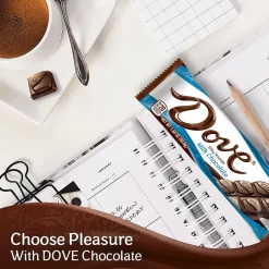 Chocolate<Dove Milk Chocolate Candy Bar, 1.44 oz., 18 (209-00468)