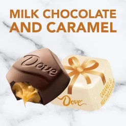 Chocolate<Dove Promises Milk Chocolate & Caramel Christmas Candy, 7.94 oz. (MMM59120)