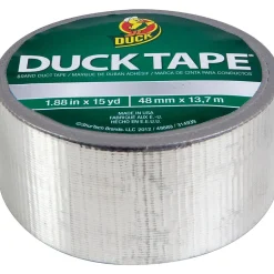 Duck ® Brand Fun Duct Tape, Chrome, 1.88" x 10 Yards* Duct Tape