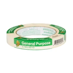 Duck General Purpose Masking Tape, 0.7" x 60 yds., Beige (240188)* Masking Tape
