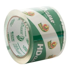 Duck HD Clear Heavy Duty Packing Tape, 3" x 54.6 yds., Clear, 6/Pack (307352/7496)* Packing Tape